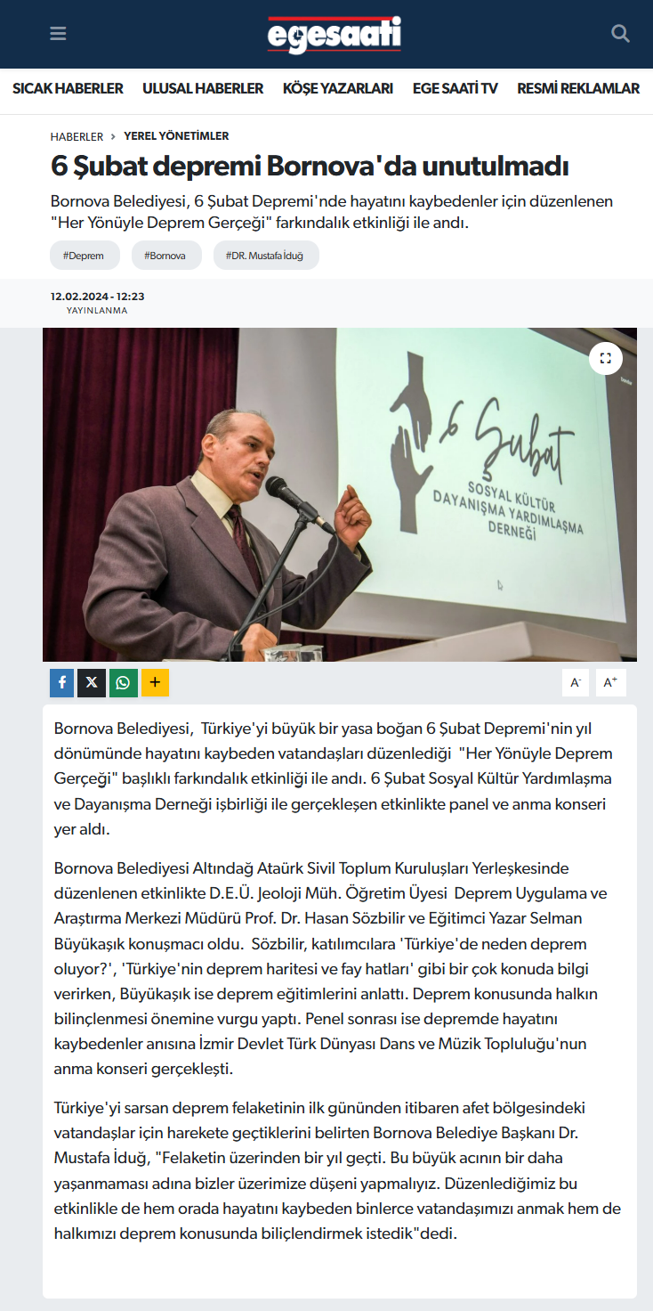 Ege Saati Haber